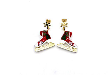 Ice Skate Earrings