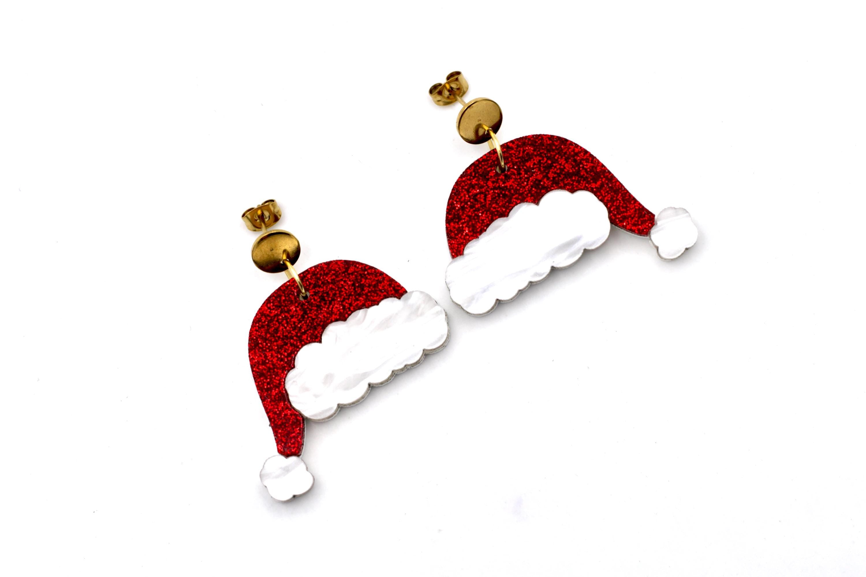 Santa Hat Earrings