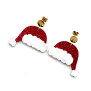 Santa Hat Earrings