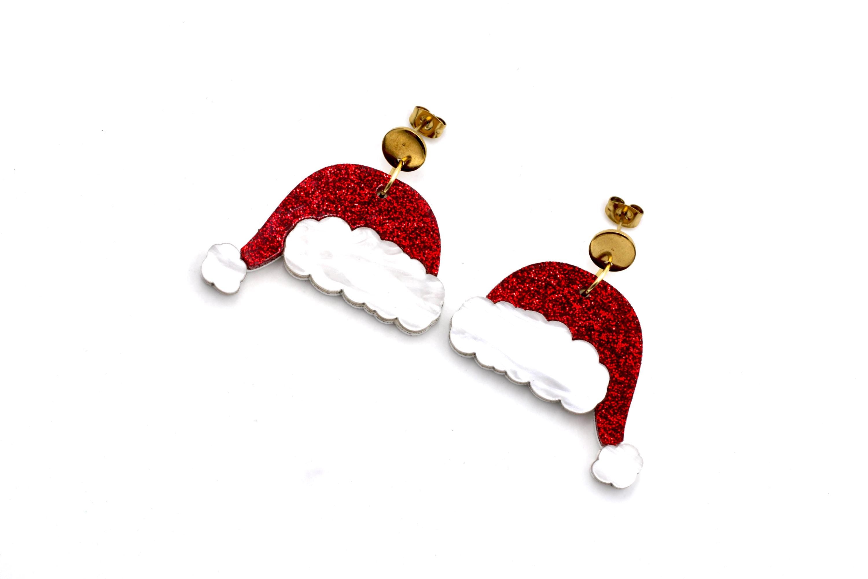 Santa Hat Earrings