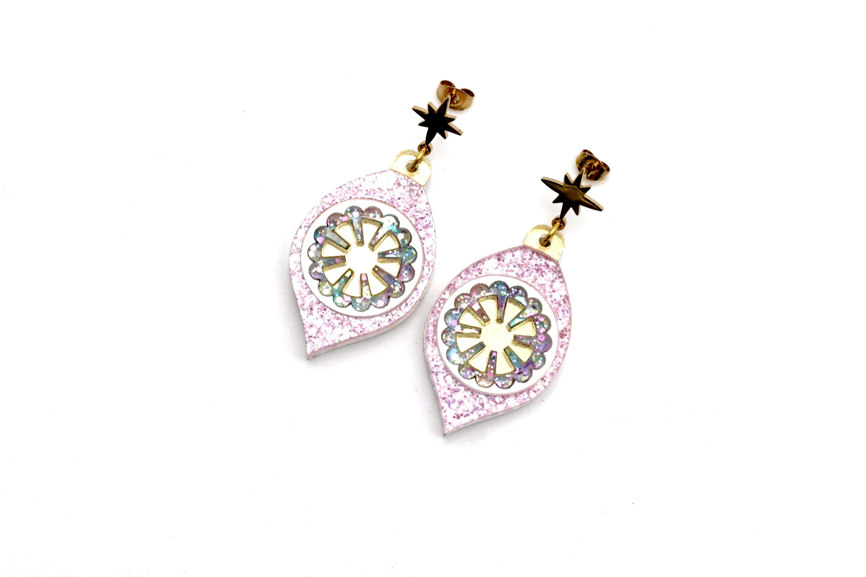 Retro Ornament Earrings