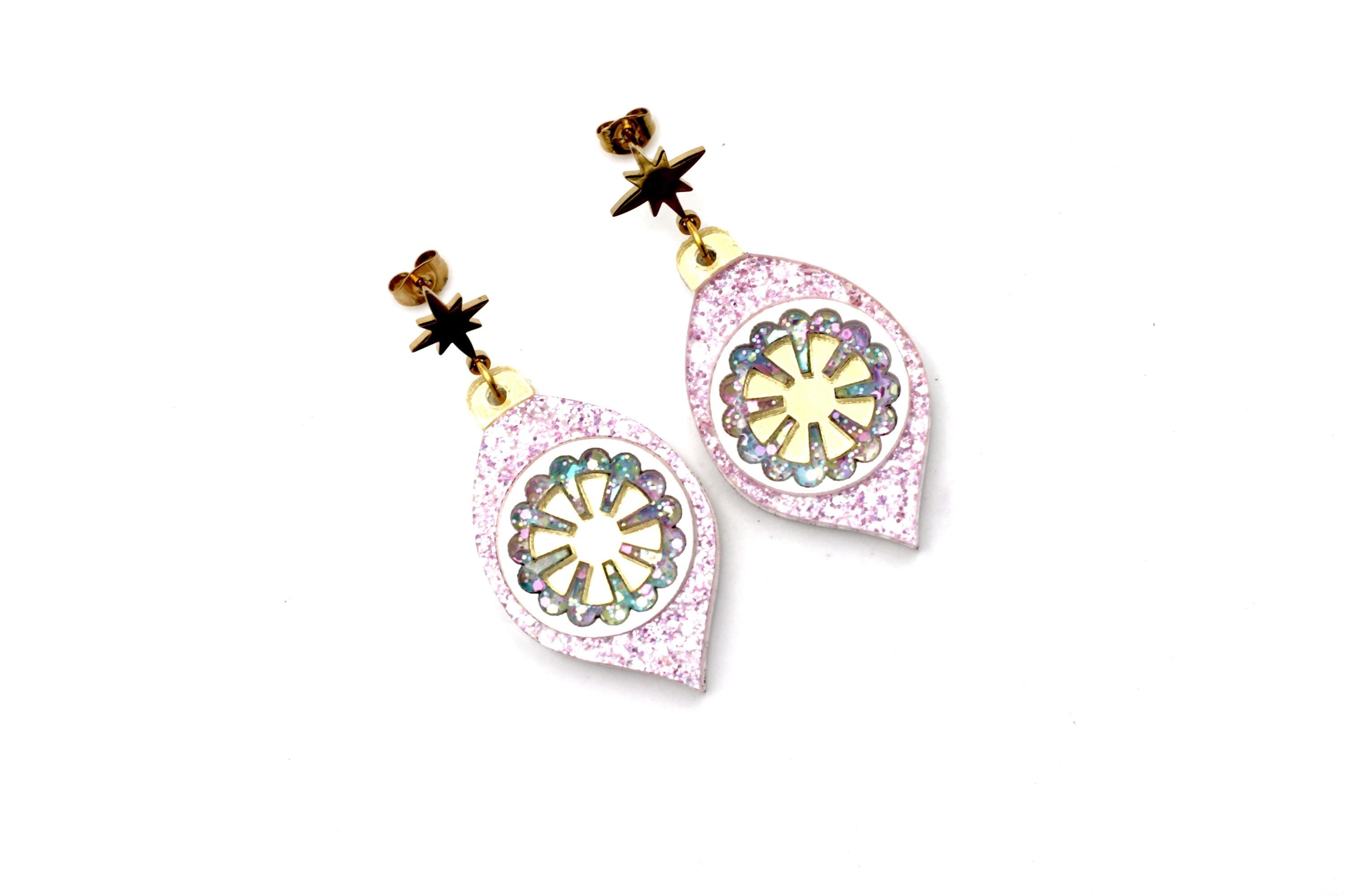 Retro Ornament Earrings