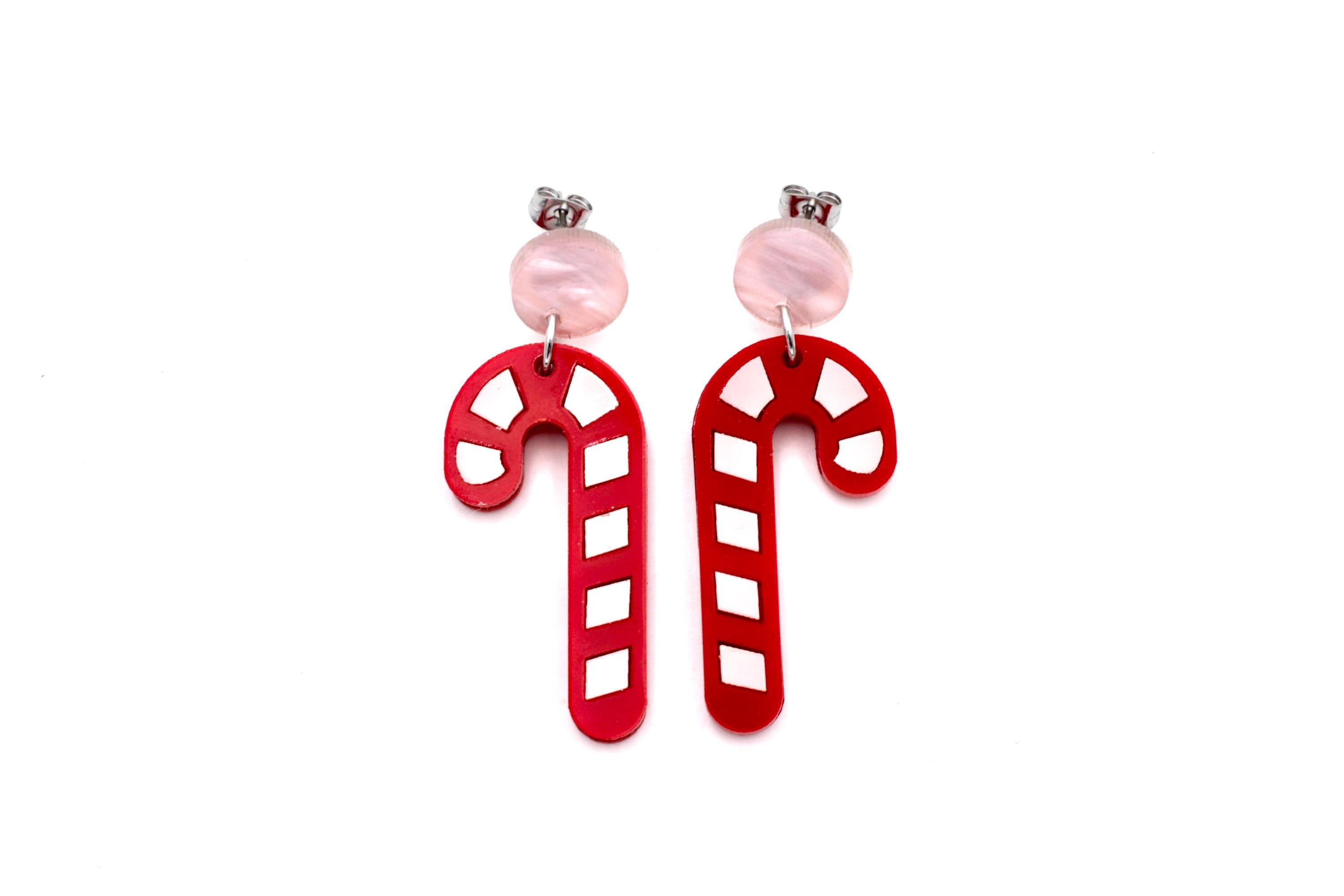 Candy Cane Earrings