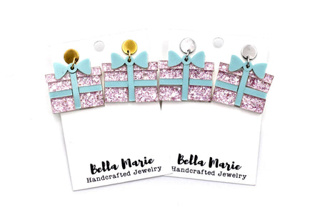 Pink Present Earrings