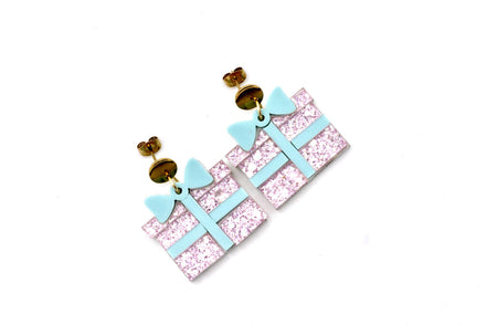 Pink Present Earrings