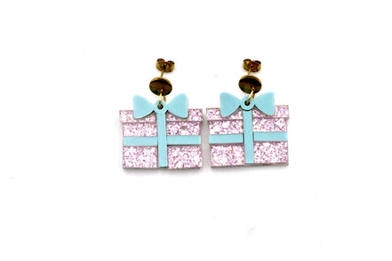 Pink Present Earrings
