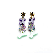 Pastel Glitter Joy Earrings