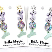 Pastel Glitter Joy Earrings
