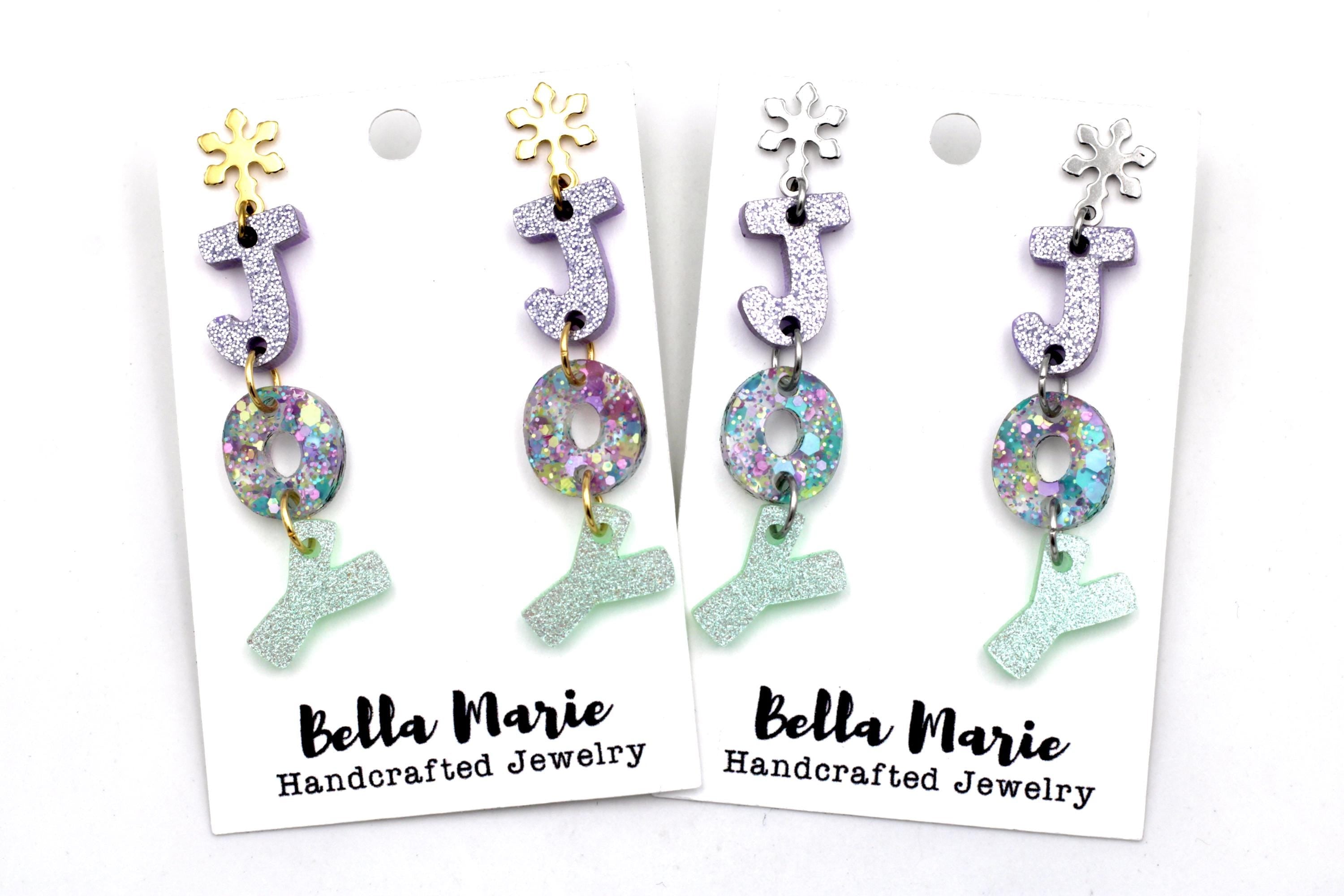 Pastel Glitter Joy Earrings