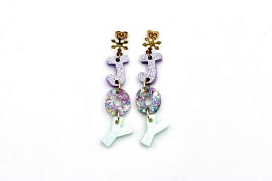 Pastel Glitter Joy Earrings