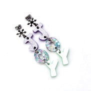 Pastel Glitter Joy Earrings