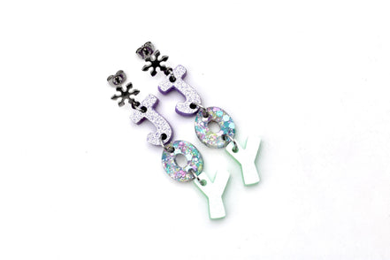 Pastel Glitter Joy Earrings