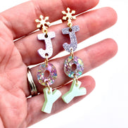 Pastel Glitter Joy Earrings