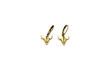 Cow Skull Earrings