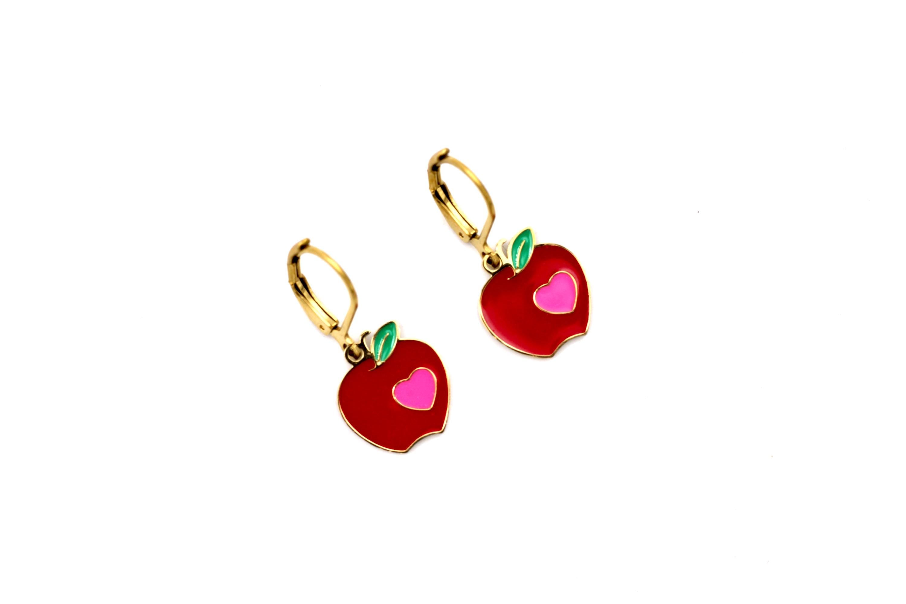 Cute Apple Earrings