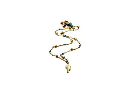 Cactus Charm Necklace