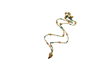 Cactus Charm Necklace
