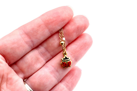 Ladybug Charm Necklace