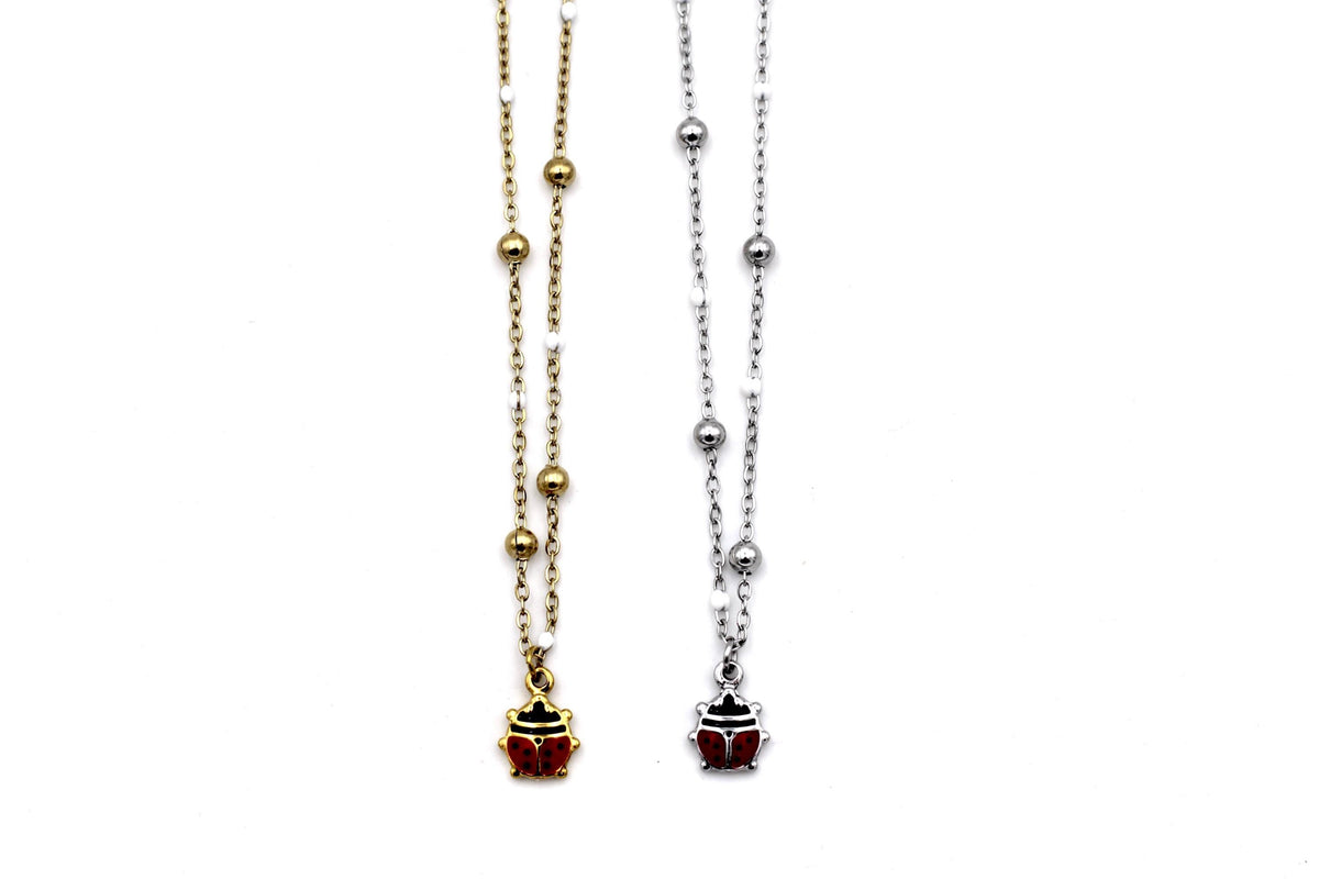 Ladybug Charm Necklace