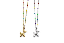 Load image into Gallery viewer, Balloon Dog Charm Necklace
