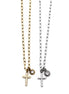Rhinestone Cross Necklace
