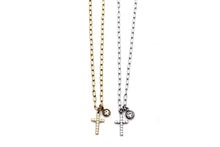 Load image into Gallery viewer, Rhinestone Cross Necklace
