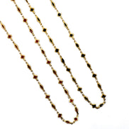 Enamel Quatrefoil Necklace