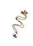 Gold Enamel Mountain Necklace