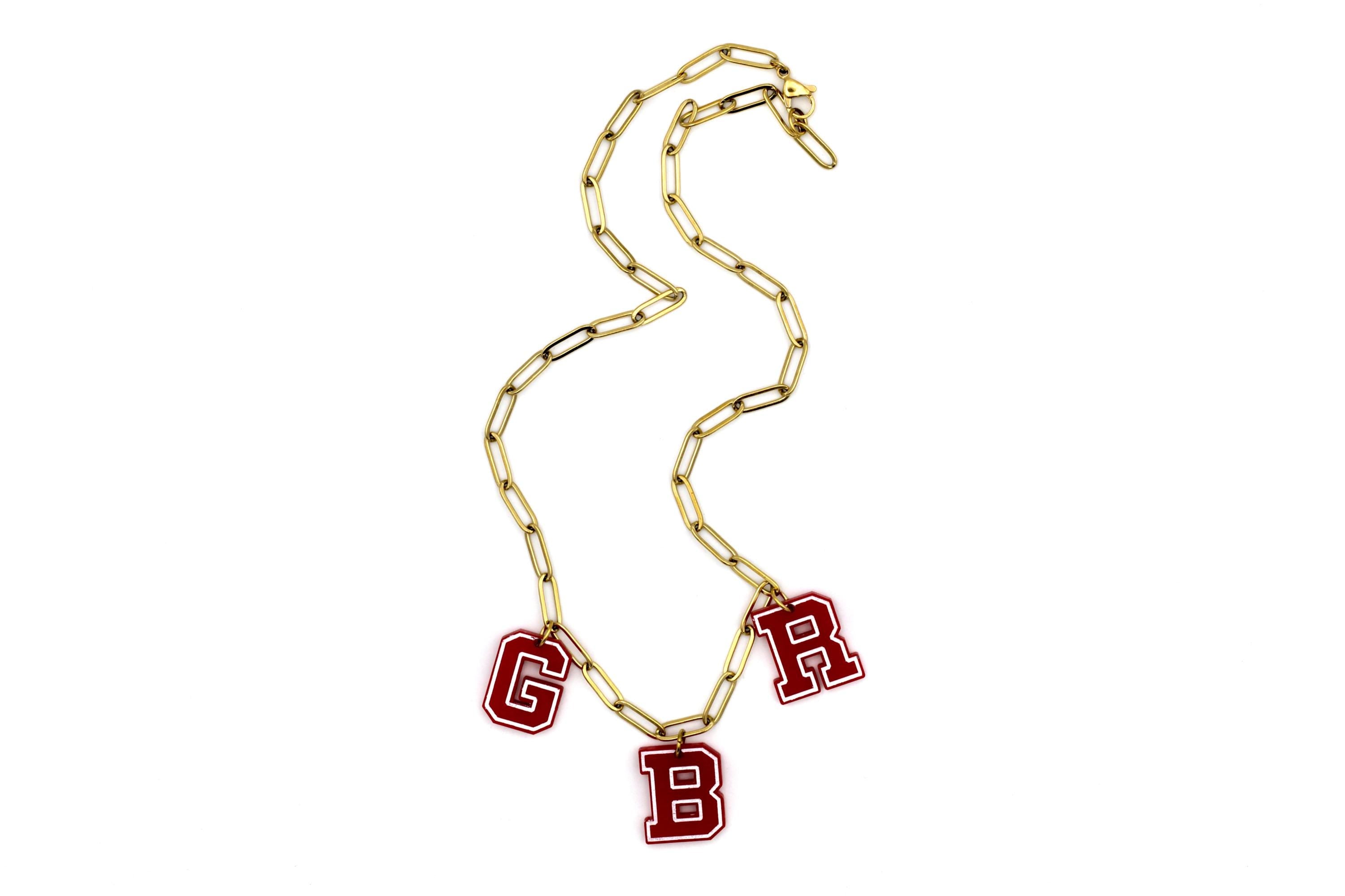 Acrylic GBR Necklace