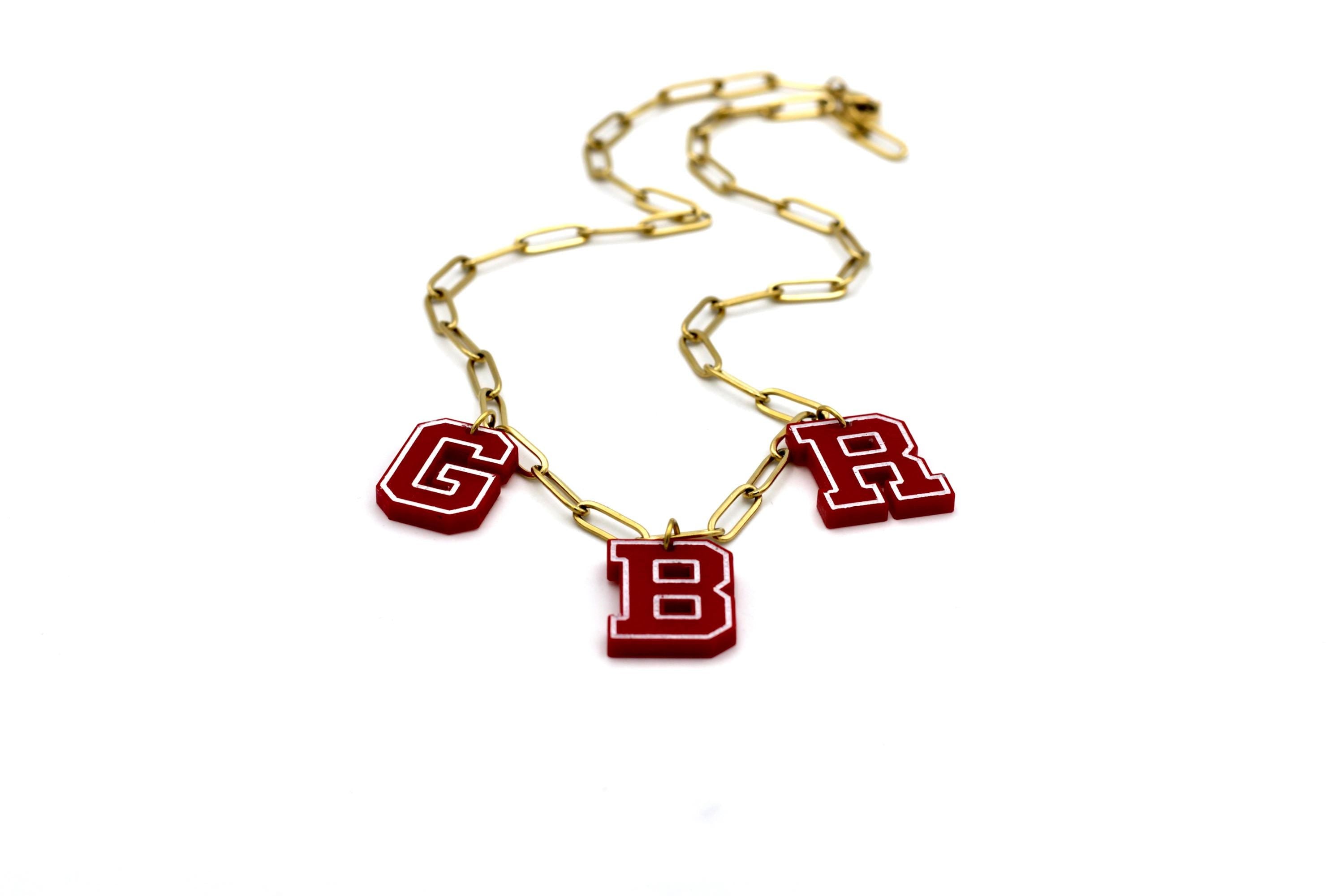 Acrylic GBR Necklace