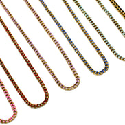 Enamel Curb Necklace