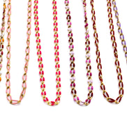 Enamel Oversized Curb Necklace