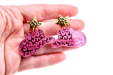 Load image into Gallery viewer, Pink Cowgirl Hat Earrings
