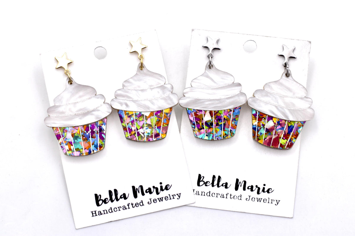 Cupcake Earrings