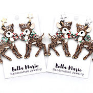 Christmas Deer Earrings