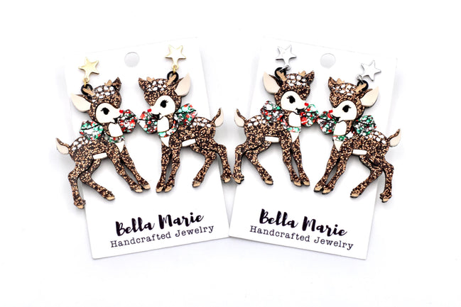 Christmas Deer Earrings