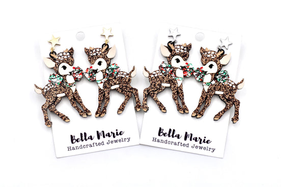 Christmas Deer Earrings