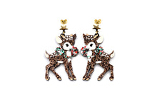 Load image into Gallery viewer, Christmas Deer Earrings
