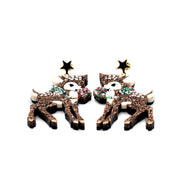Christmas Deer Earrings