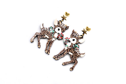Christmas Deer Earrings