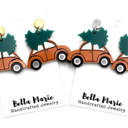 Christmas Car Earrings