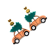 Christmas Car Earrings