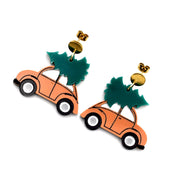 Christmas Car Earrings