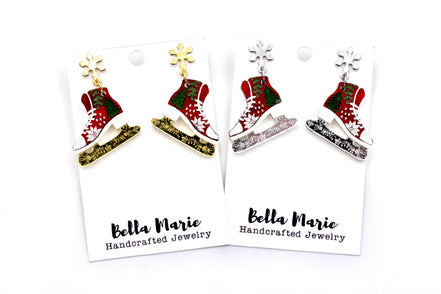 Ice Skate Earrings