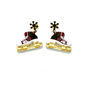 Ice Skate Earrings