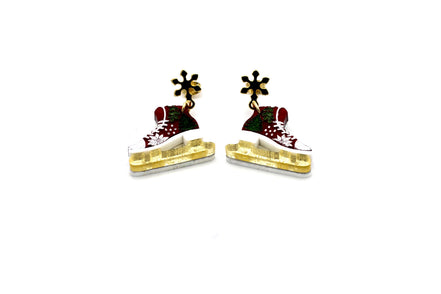 Ice Skate Earrings