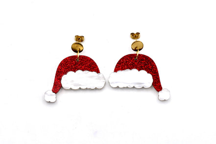 Santa Hat Earrings