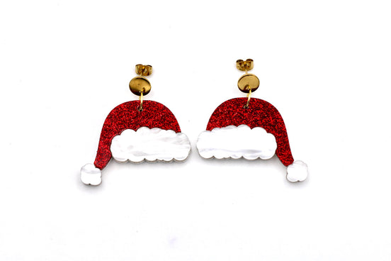 Santa Hat Earrings
