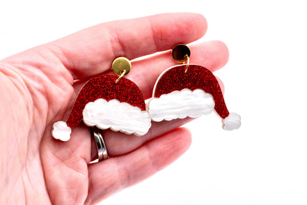 Santa Hat Earrings