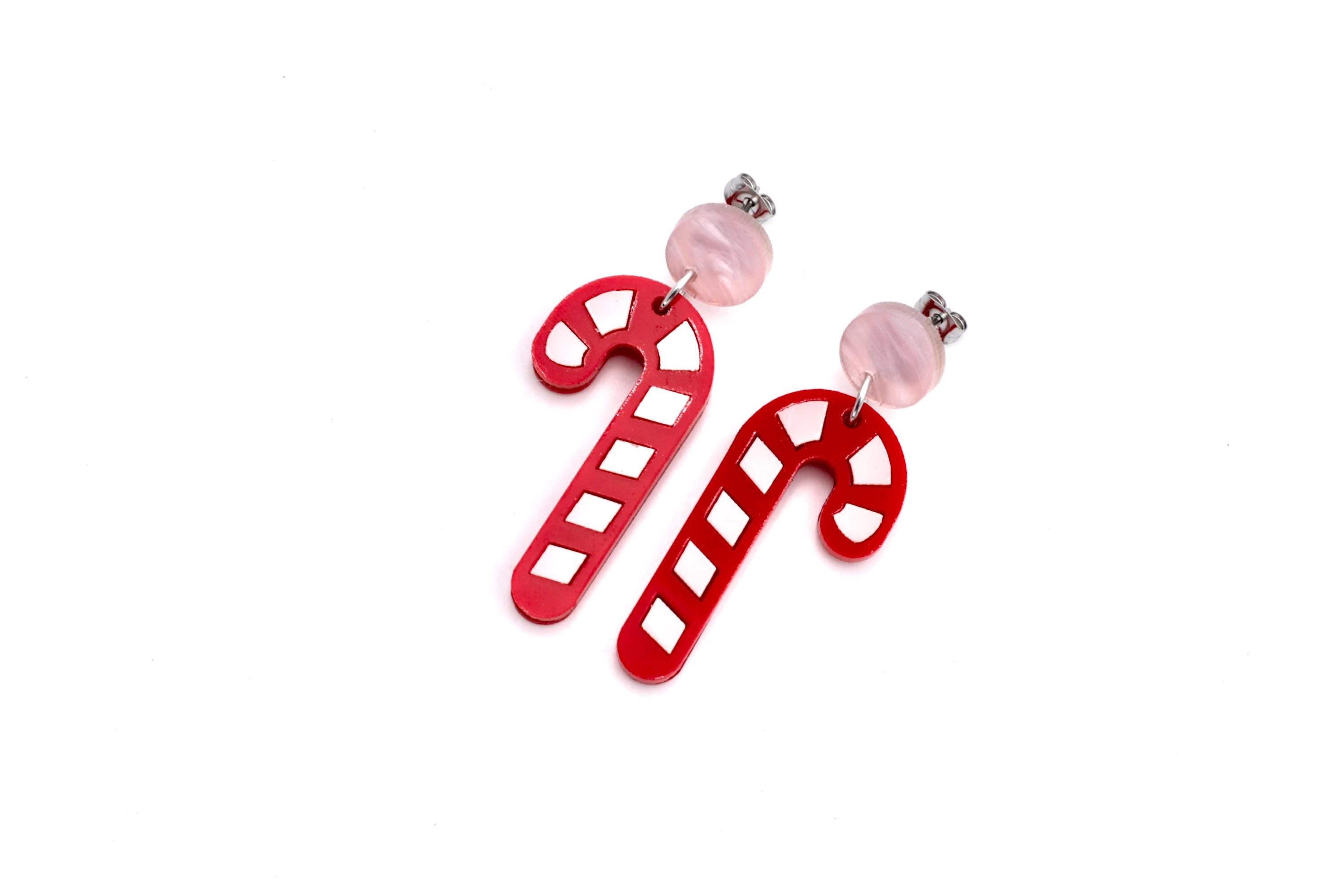Candy Cane Earrings